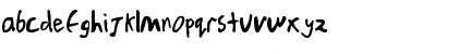 Download Chicken Scratch Regular Font Lowercase Preview