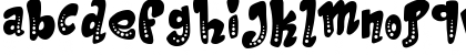 Download Magic Spots Regular Font Lowercase Preview