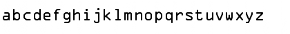 Download OCR A Extended Regular Font Lowercase Preview