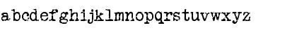 Download Veteran Typewriter Regular Font Lowercase Preview