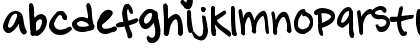Download Pinky Promise Regular Font Lowercase Preview