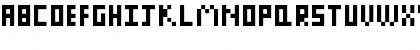 Download Pixel Letters Regular Font Lowercase Preview