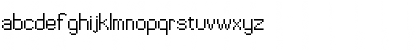 Download Pixiel Medium Font Lowercase Preview