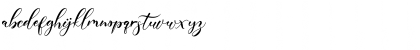Download Poppy Shower Regular Font Lowercase Preview
