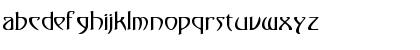 Download Pretentious Regular Font Lowercase Preview