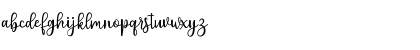 Download pruistin Regular Font Lowercase Preview
