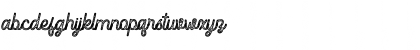 Download Romedhal Script Stamp Regular Font Lowercase Preview