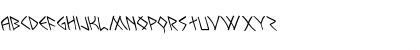 Download Rune Slasher Leftalic Italic Font Lowercase Preview