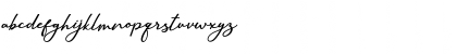 Download Sallim Signature Regular Font Lowercase Preview