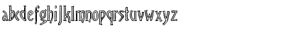 Download Chiseled Open Regular Font Lowercase Preview