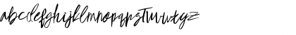 Download TabithaSmest Regular Font Lowercase Preview