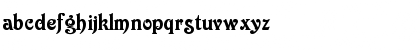 Download Victorian Nouveau LET Alt Plain Font Lowercase Preview