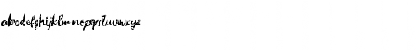 Download Austellia Regular Font Lowercase Preview