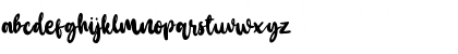 Download Baby Wildy Personal Regular Font Lowercase Preview