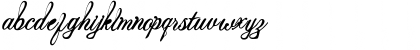 Download Beauty Regular Font Lowercase Preview