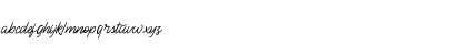 Download BlueQueen Regular Font Lowercase Preview