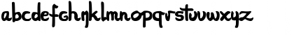 Download Bounjour Regular Font Lowercase Preview