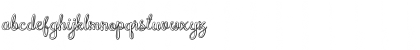 Download Brazilian Script Regular Font Lowercase Preview