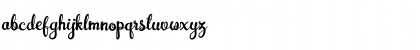 Download Brazilian Script Fill Regular Font Lowercase Preview