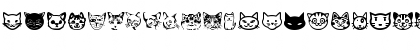 Download Cat Faces Regular Font Lowercase Preview