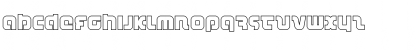 Download Combat Droid Outline Outline Font Lowercase Preview