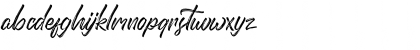 Download Domillion Brush Free Regular Font Lowercase Preview