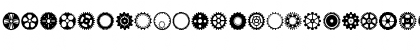Download Gears Icons Regular Font Lowercase Preview