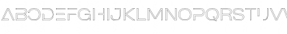 Download MADE Outer Sans Outline Alt Thin Font Lowercase Preview