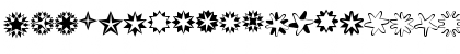 Download Chrismasstars Regular Font Lowercase Preview