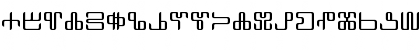 Download Neoglagolitic Regular Font Lowercase Preview