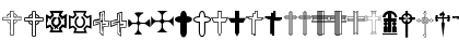 Download Christian Crosses V Regular Font Lowercase Preview