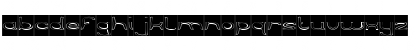 Download PRIMITIVE HEART-Hollow-Inverse Regular Font Lowercase Preview
