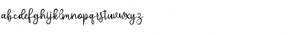 Download pruistin Regular Font Lowercase Preview
