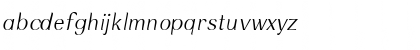 Download Rossanova Personal Use Light Italic Font Lowercase Preview