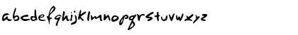 Download VincentsHand Regular Font Lowercase Preview