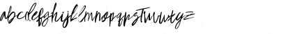 Download TabithaSmest Regular Font Lowercase Preview