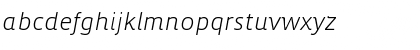 Download VistaSansAltLightIta Regular Font Lowercase Preview