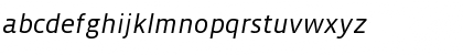 Download VistaSansBookItalic Regular Font Lowercase Preview