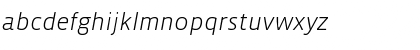Download VistaSansLightItalic Regular Font Lowercase Preview