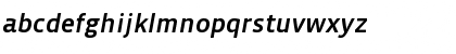 Download VistaSansMedItalic Regular Font Lowercase Preview