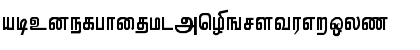 Download Viththi Regular Font Lowercase Preview