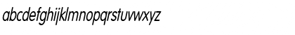 Download Vogel Condensed Italic Font Lowercase Preview
