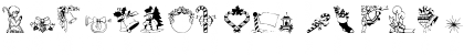 Download Christmas3 Regular Font Lowercase Preview