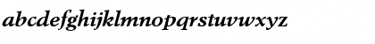 Download VolvoSerif BoldItalic Font Lowercase Preview