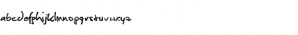 Download Christopherhand Regular Font Lowercase Preview