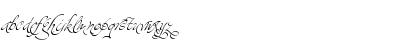 Download ChristophsQuillSwashITC Regular Font Lowercase Preview