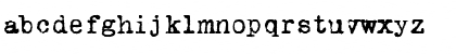Download VTPortableRemington Regular Font Lowercase Preview