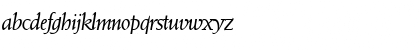 Download Waize RegularItalic Font Lowercase Preview