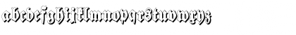 Download Walbaum-Fraktur Shadow Bold Font Lowercase Preview