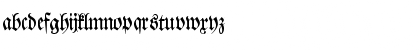 Download Walbaum-Fraktur Regular Font Lowercase Preview